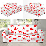 Canada Pattern Print Design 04 Sofa Slipcover