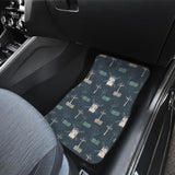 Windmill Tree Pattern Front Car Mats