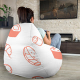 Sushi Pattern Bean Bag Cover