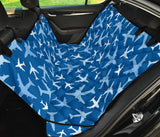 Airplane Pattern In The Sky Dog Car Seat Covers