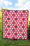 Guinea Pig Pattern Print Design 01 Premium Quilt