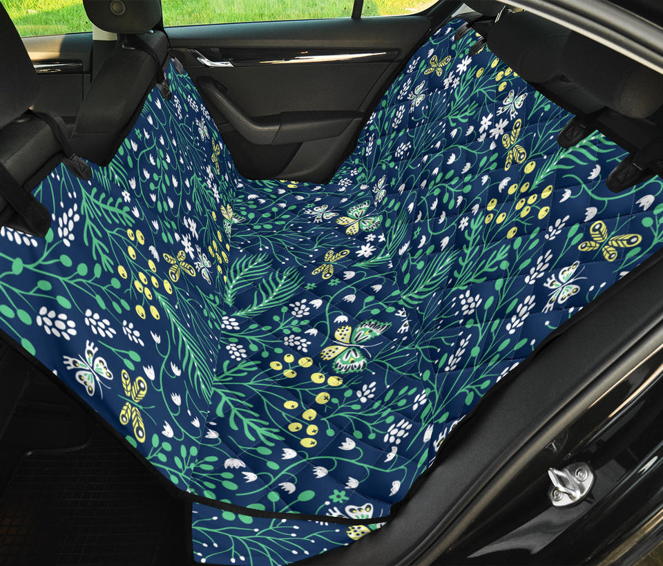 Butterfly Leaves Pattern Dog Car Seat Covers