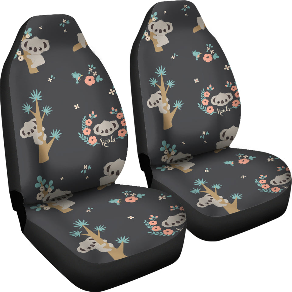 Cute Koala Pattern Universal Fit Car Seat Covers