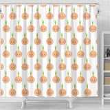 Cute Onions Smiling Faces Shower Curtain Fulfilled In US