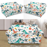 Cute Crocodile Pattern Loveseat Couch Slipcover