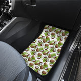 Coconut Pattern Print Design 04 Front Car Mats
