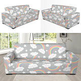 Cute Rainbow Clound Star Pattern Sofa Slipcover