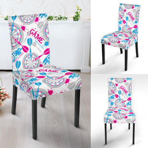 Darts Pattern Print Design 01 Dining Chair Slipcover