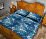 Shark hand drawn Quilt Bed Set