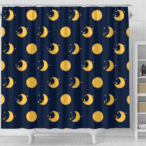 Moon Star Pattern Shower Curtain Fulfilled In US