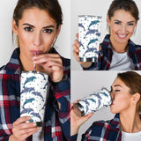 Dolphins Pattern Dotted Background Tumbler