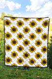 Sunflowers Design Pattern Premium Quilt