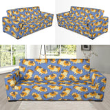 Guinea Pig Pattern Print Design 02 Sofa Slipcover
