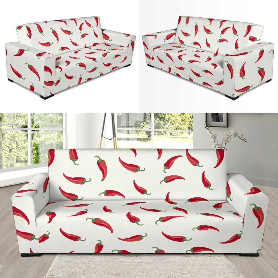 Chili Peppers Pattern Sofa Slipcover