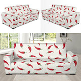 Chili Peppers Pattern Sofa Slipcover