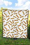French Fries Potato Pattern Premium Quilt