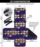 Beautiful japanese fan pattern Chair Cover Protector