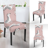 Cute Zebra Pattern Dining Chair Slipcover