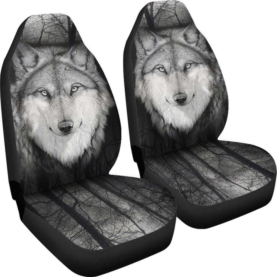 Wolf Car Seat Covers Eye-Night