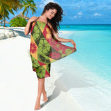 Cool Geometric Lime Pattern Sarong