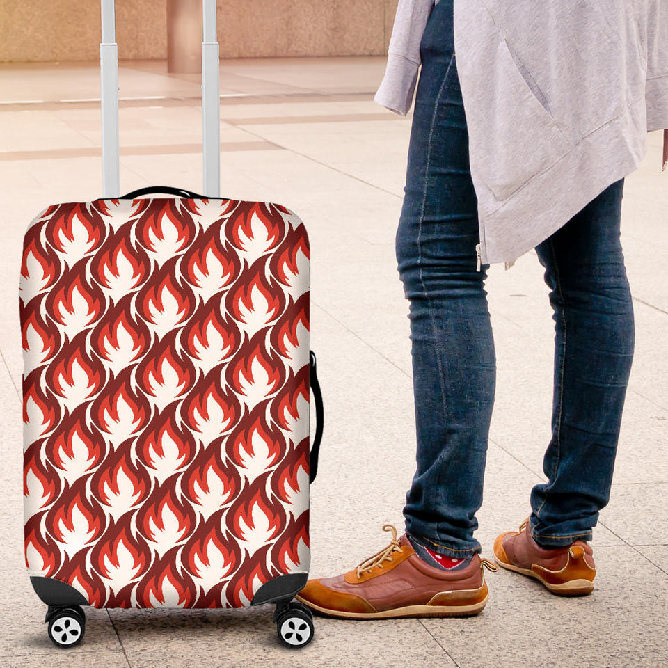 Fire Flame Symbol Design Pattern Luggage Covers