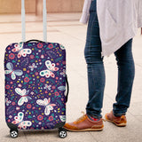 Colorful Butterfly Flower Pattern.Eps Luggage Covers