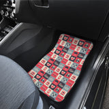 British Pattern Print Design 05 Front Car Mats
