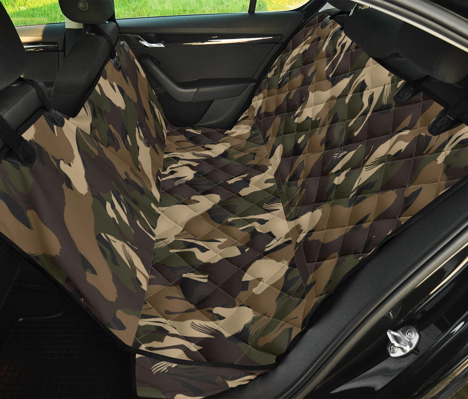 Horse Camo Camouflage Pattern Dog Car Seat Covers