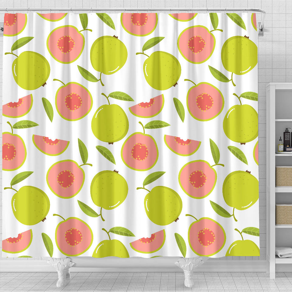 Guava Pattern Shower Curtain Fulfilled In US