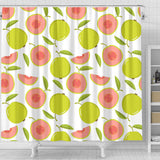 Guava Pattern Shower Curtain Fulfilled In US