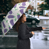 Eggplant Pattern Print Design 05 Umbrella