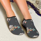 Cute Koala Pattern Aqua Shoes