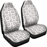 Hippopotamus Pattern Print Design 05 Universal Fit Car Seat Covers