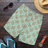 Hippopotamus Pattern Print Design 02 Men Shorts