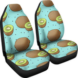 Kiwi Blue Background Universal Fit Car Seat Covers