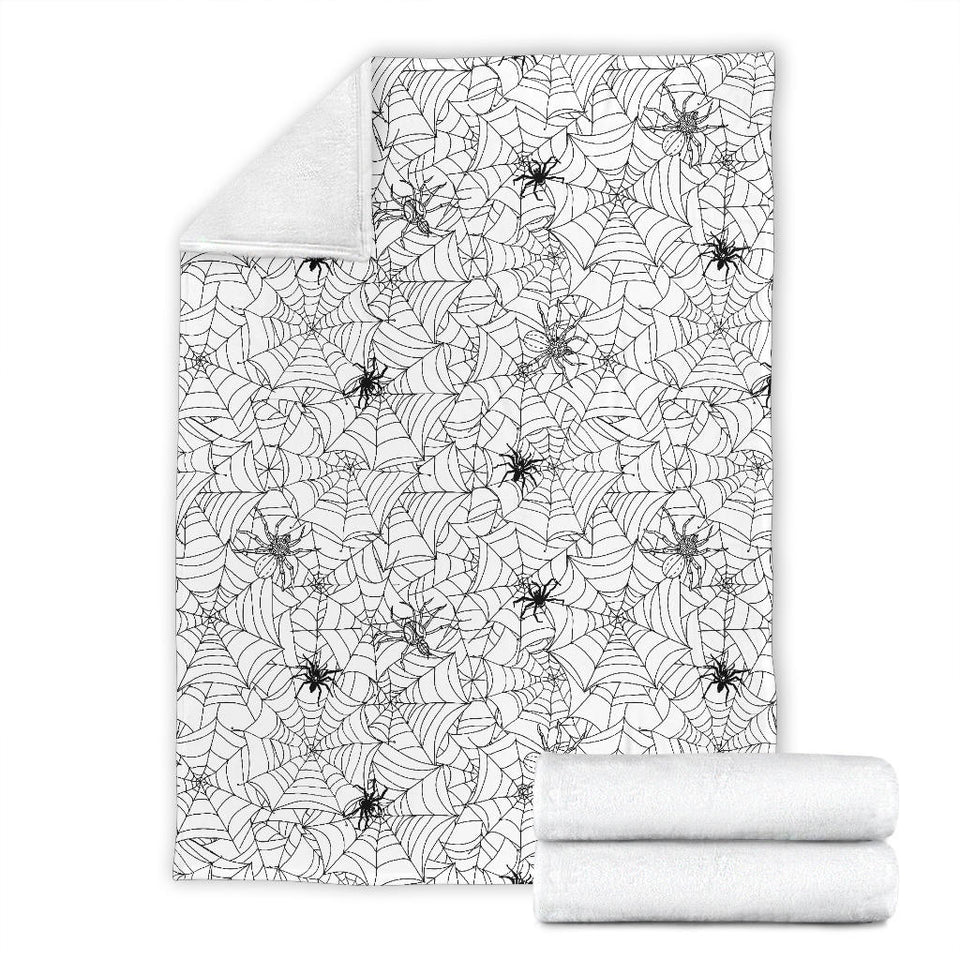 Spider Web Cobweb Pattern Premium Blanket