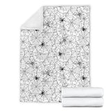 Spider Web Cobweb Pattern Premium Blanket