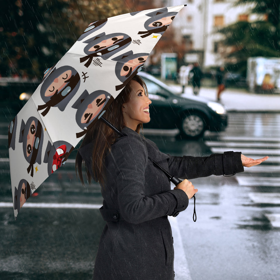 Cute Ninja Design Pattern Umbrella