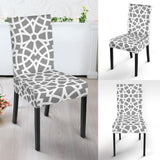 Arabic Gary Pattern Dining Chair Slipcover