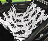 Ninja Pattern Plaid Background Dog Car Seat Covers