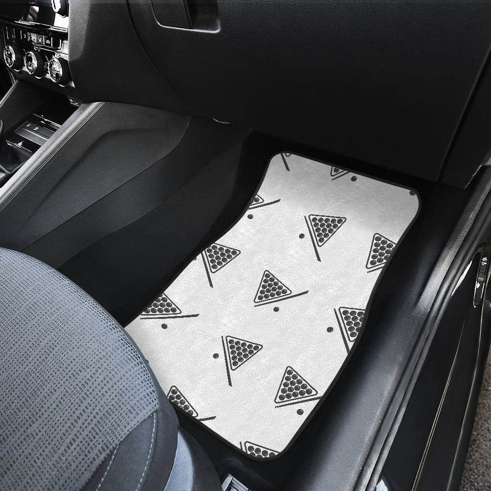 Billiard Ball Pattern Print Design 03 Front Car Mats