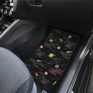 Space Pattern Front Car Mats