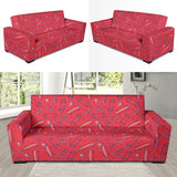 Skate Board Pattern Print Design 01  Sofa Slipcover