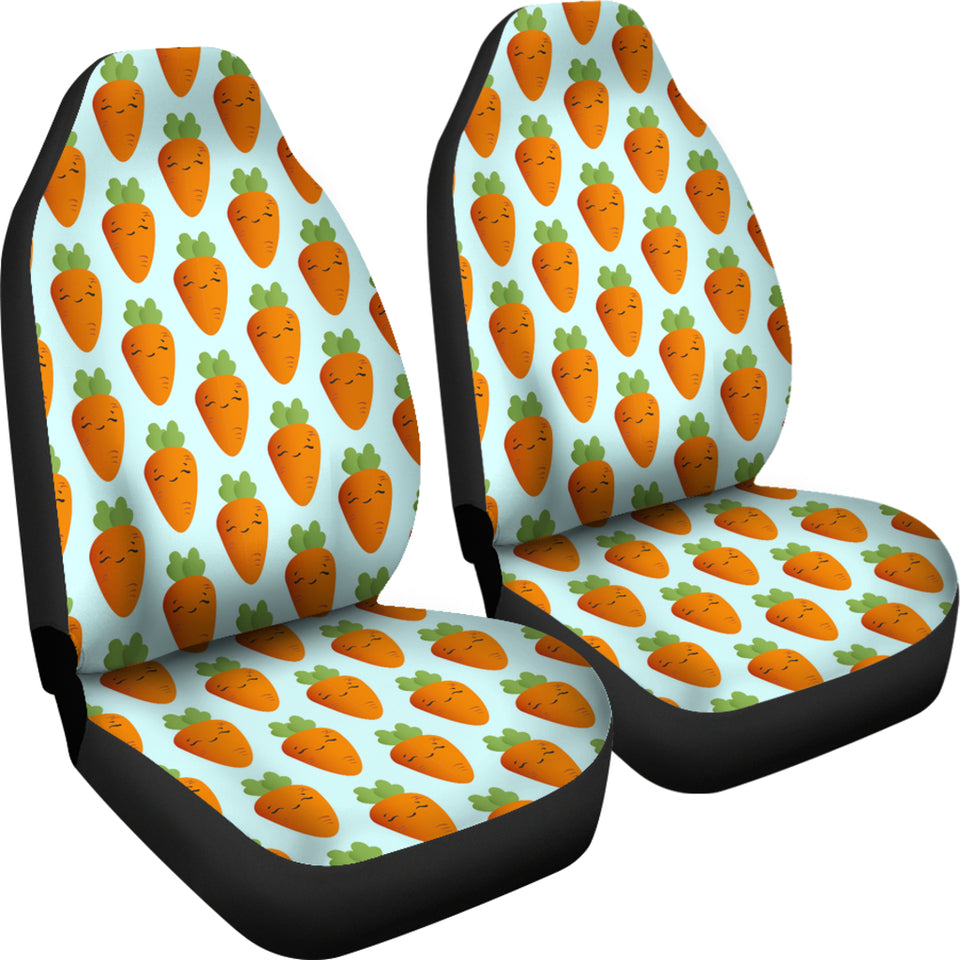 Carrot Pattern Print Design 03 Universal Fit Car Seat Covers