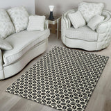Coffee Bean Abstract Modern Pattern Area Rug