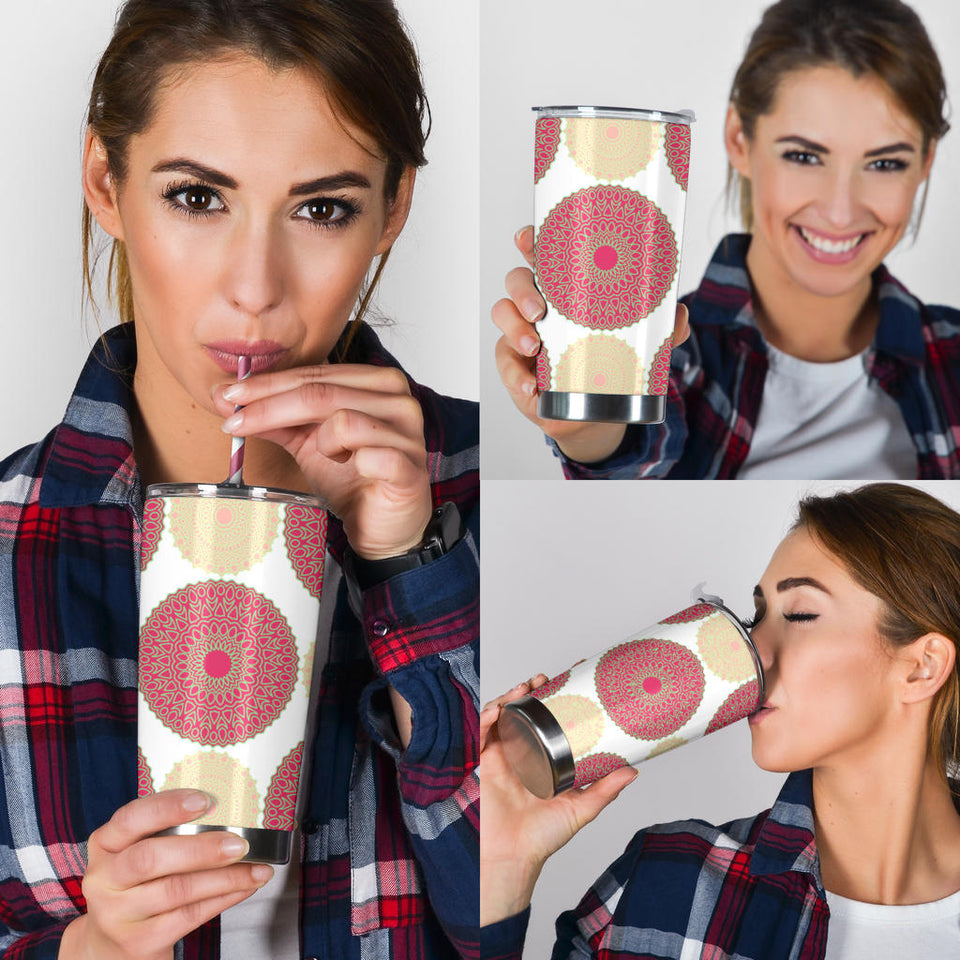 Circle Indian Pattern Tumbler