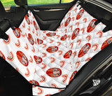 Daruma Japanese Wooden Doll Design Pattern Dog Car Seat Covers
