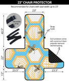 Bee honeycomb pattern Chair Cover Protector