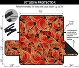 Fire flame pattern Sofa Cover Protector