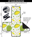 Durian pattern background Chair Cover Protector